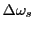 $ \Delta \omega_s$