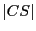 $ \vert CS\vert$