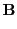 $\displaystyle {\bf B}$