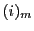 $ (i)_m$