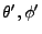 $ \theta',\phi'$
