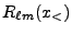 $\displaystyle R_{\ell m}(x_<)$