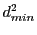 $\displaystyle d^2_{min}$