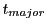 $\displaystyle t_{major}$