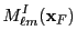 $\displaystyle M^I_{\ell m}({\bf x}_F)$