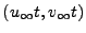 $ (u_\infty t, v_\infty
t)$