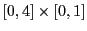 $ [0,4]\times[0,1]$