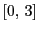 $ [0, 3]$