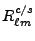 $\displaystyle R_{\ell m}^{c/s}$