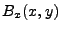 $\displaystyle B_x(x,y)$