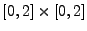 $ [0,2]\times[0,2]$