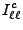$\displaystyle I_{\ell\ell}^c$
