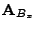 $ \mathbf{A}_{B_x}$