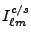 $\displaystyle I_{\ell m}^{c/s}$