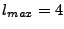 $ l_{max} = 4$