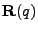 $ {\bf R}(q)$