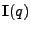 $ {\bf I}(q)$