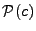 $ {\cal P}(c)$