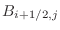 $B_{i+1/2,j}$