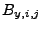$ B_{y,i,j}$
