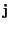 $ \mathbf{j}$