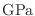 $\rm {GPa}$